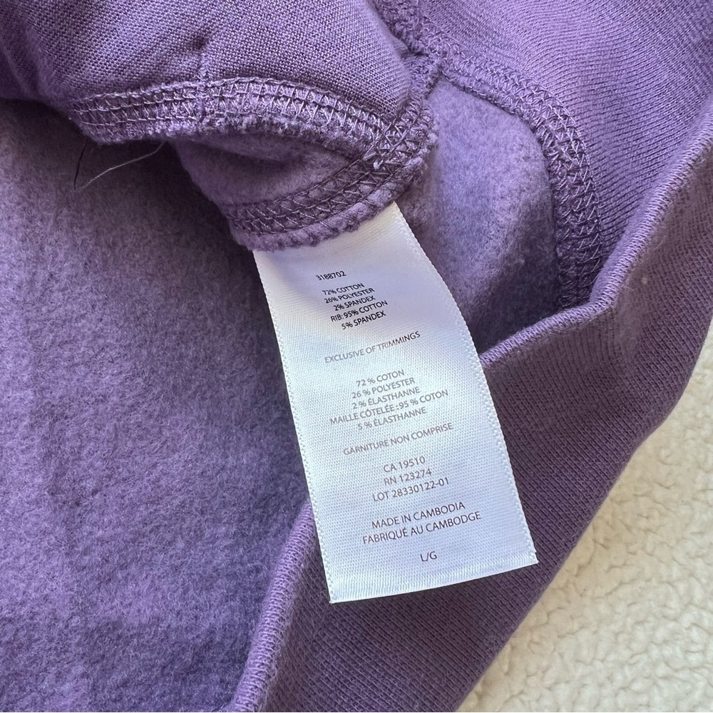New Lolë Full Zip Purple Hoodie - Picture 9 of 9